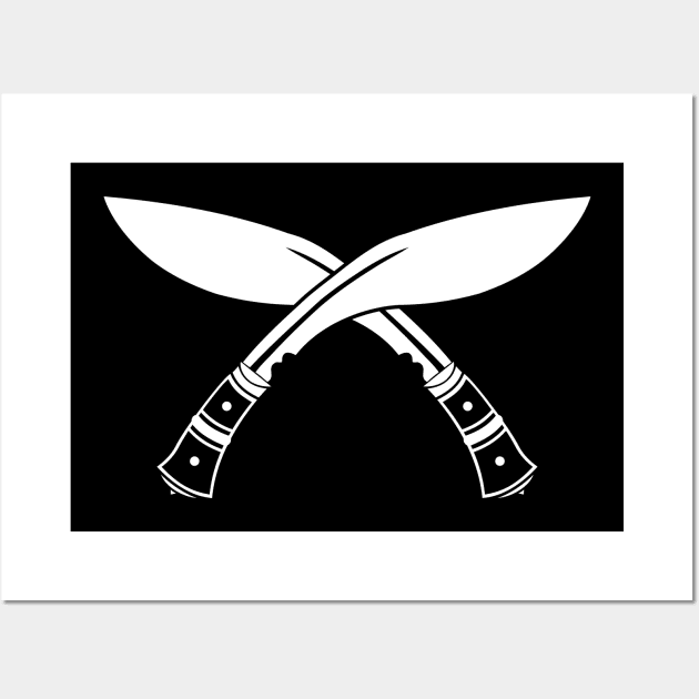 Mod.5 Gurkhas Nepali soldiers Wall Art by parashop